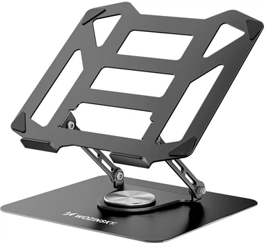 Підставка Wozinsky WDCX-X19-AB HardStand з обертанням 360° під ноутбук і планшет Black (5907769387678)
