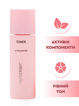 Тоник для лица увлажняющий против сухости и стянутости с пробиотиками pH Balancing AREDERMA 100 мл 000180