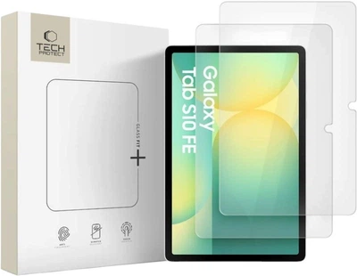 Zestaw szkieł hartowanych do tabletu Samsung Galaxy Tab S7 FE / Tab S8 / Tab S9 / Tab S9 FE Tech-Protect Glass Fit+ Clear, 2 szt. (5906302318834)