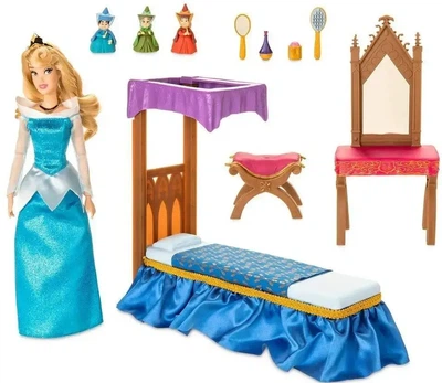 Набор кукла принцесса Аврора с мебелью и аксессуарами 30 см Disney Store Спящая красавица 416129921544