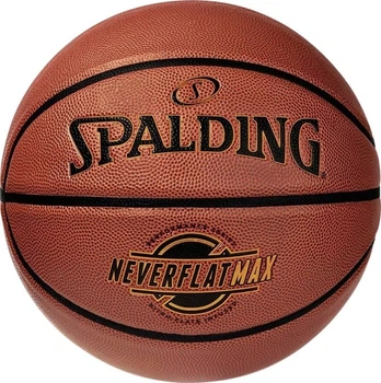 М'яч баскетбольний Spalding Neverflat Max Коричневий (689344397535)