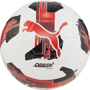 Футбольний м’яч Puma Orbita 5 Fusion Біло-червоно-чорний (4067981498284)