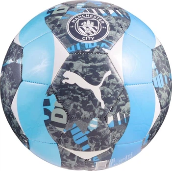 Piłka nożna Puma Licensed MCFC Prematch Szaro-niebieska (4067984029263)