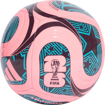 Piłka nożna Adidas World Cup 26 Trionda Club Różowa (4068811951467)