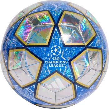 Футбольний м’яч Adidas UCL Training 25/26 League Stage Foil Сріблясто-синій (4068811955441)