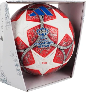 Футбольний м’яч Adidas UCL Womens 25/26 Final Pro Червоно-білий (4068815107143)