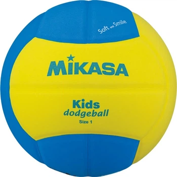 Волейбольний м'яч Mikasa Dodgeball Жовто-синій (4907225102174)