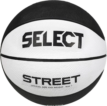 М'яч баскетбольний Select Street 2023 Біло-чорний (5703543314140)