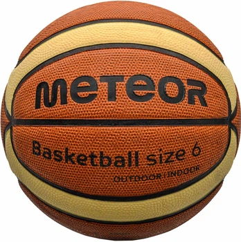 Piłka do koszykówki Meteor Cellular 6 Brązowo-kremowa (5900724062344)