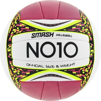Волейбольний м'яч NO10 Smash Біло-рожевий (5902860633259)