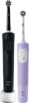 Zestaw szczoteczek elektrycznych Oral-B Vitality Pro D103 Duo Czarny/fioletowy 