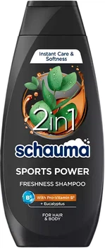 Szampon do włosów Schauma Sports Power 2w1 dla mężczyzn 400 ml (9000100860246)