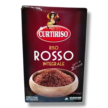 Червоний цільнозерновий рис Curtiriso Riso Rosso Integrale (Італія) 0,500 кг