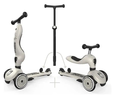 Самокат Scoot and Ride серії Highwaykick-1 Push and Go Miffy світло-сірий, до 5 років (DWT_SR-54155)