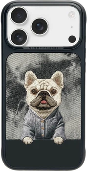 Etui do smartfona Apple iPhone 18 Pro Max/iPhone 17 Pro Max Nimmy Gentle Pets Series Dog MagSafe Black (6980002140819)