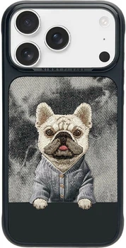 Etui do smartfona Apple iPhone 18 Pro/iPhone 17 Pro Nimmy Gentle Pets Series Dog MagSafe Black (6980002140802)