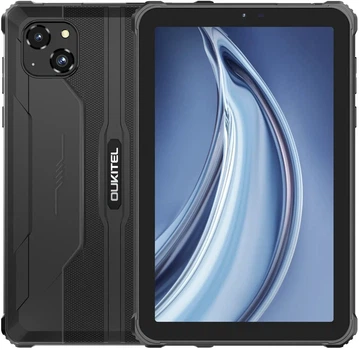 Планшет Oukitel RT3pro 8 дюймів IPS 4/128 ГБ Helio G81 IP69K LTE чорний