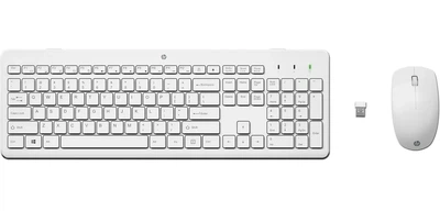 Комплект HP 230 беспроводные мышь и клавиатура белый