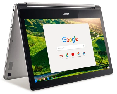 Сенсорный ноутбук 13.3" Acer Chromebook R13 (CB5-312T-K0YK) MediaTek MT8173C 12 часов автономной работы RAM 4GB 32GB ChromeOS Алюминиевый корпус (UKR) (102402515) - Б/У