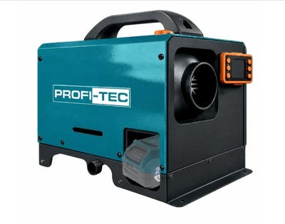 Автономний дизельний обігрівач PROFI-TEC PАDH-8 (12В//20В/220В, 8 кВт, LCD-дисплей, пульт ДК, 130 – 230 м³/год, до 80 м²) (008396)