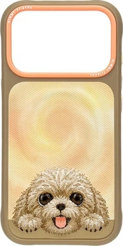 Чохол для смартфона Apple iPhone 18 Pro Max/iPhone 17 Pro Max Nimmy Big Eyed Lying Teddy Poodle MagSafe Brown (6980002140291)