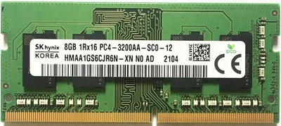 Пам'ять Hynix 8 ГБ SO-DIMM DDR4 3200 МГц (HMAA1GS6CJR6N-XN)