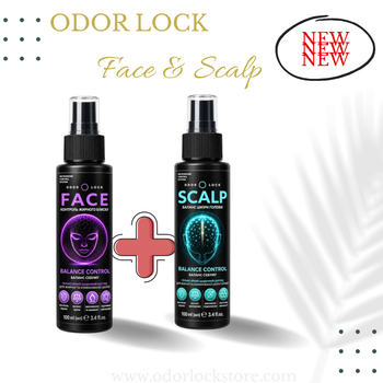 FACE + SCALP контроль жирности. Две зоны. Одна система. Лицо + Кожа головы. Матовый вид лица. Контроль жирности кожи головы между мытьем волос.