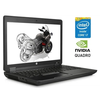 Мобільна робоча станція HP ZBook 15 G2 / 15.6" (1920x1080) TN / Intel Core i7-4810MQ (4 (8) ядра по 2.8 - 3.8 GHz) / 16 GB DDR3 / 512 GB SSD / nVidia Quadro K1100M, 2 GB GDDR5, 128-bit / WebCam б/в