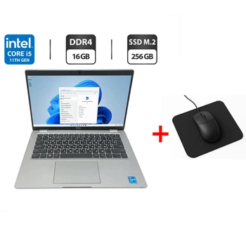 Ультрабук Dell Latitude 5421 / 14" (1920x1080) IPS / Intel Core i5-11500H (6 (12) ядер по 2.9 - 4.6 GHz) / 16 GB DDR4 / 256 GB SSD M.2 / Intel UHD Graphics / WebCam б/в + Подарунок Мишка та килимок