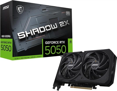 Відеокарта MSI GeForce RTX 5050 8G SHADOW 2X OC (G5050-8S2C)