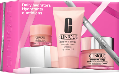 Набір для догляду за обличчям Clinique Daily Hydrators Крем для обличчя 30 мл + Маска для обличчя 30 мл + Крем для шкіри навколо очей 5 мл (192333320419)