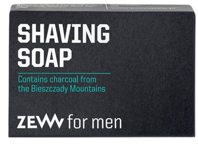 Mydło do golenia ZEW for men Charcoal w kostce 85 ml (5905683265324)