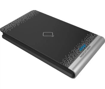 USB-рідер для введення пропускних карт у систему охорони Hikvision DS-K1F100-D8E, 13.56 MHz, 125 kHz, USB 2.0, Чорний