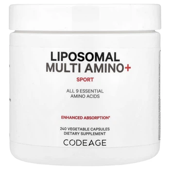 Амінокислотні комплекси Codeage Liposomal Multi Amino+ 240 рослинних капсул