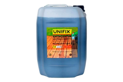 Антисептик грунтовка-пропитка для обработки древесины Unifix 10кг x 1:4 концентрат (951170)