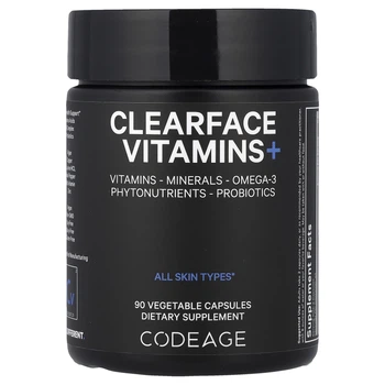 Дієтична добавка Codeage Clearface Vitamins+ 90 рослинних капсул