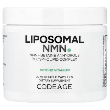 Ніацин (B-3) NMN Codeage Liposomal NMN Platinum 30 рослинних капсул