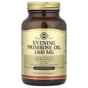 Олія примули вечірньої 1300 мг Solgar Evening Primrose Oil 60 капсул