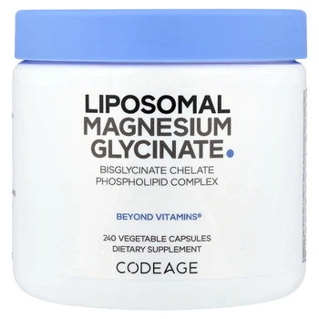 Магній Codeage Liposomal Magnesium Glycinate 240 рослинних капсул