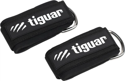 Манжети для ніг Tiguar для блочного тренажера Чорні 2 шт (5902860494171)