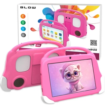 Планшет Blow KidsTab8 4G 4/64GB с чехлом Pink (5900804135944)