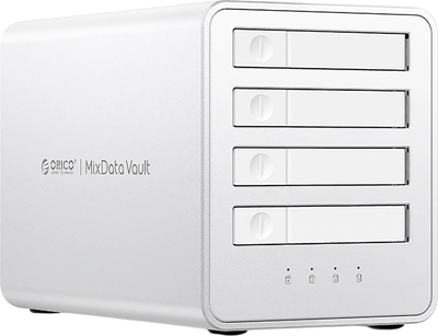 Матриця дискова Orico 8848RC3 DAS Series 4-слотова 2.5" HDD/SSD/M.2 SATA/mSATA White (ORICO-8848RC3-EU-SV-BP-HU)