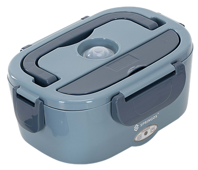 Lunch Box Springos elektryczny z podgrzewaczem KI0204 niebieski (5908455317108)