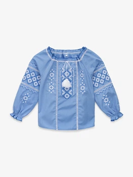 Сорочка вишиванка для дівчинки Козачок МАРТА 92 см Синій shop (2000999639364)