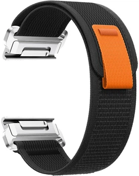 Pasek Beline Wild Path Loop do Garmin Tactix 7 Pro Ballistics Edition/Descent Mk2i/D2 Charlie/Enduro/Fenix 3 Black Orange (5908047991327)