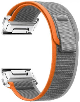 Pasek Beline Wild Path Loop do Garmin Tactix 7 Pro Ballistics Edition/Descent Mk2i/D2 Charlie/Enduro/Fenix 3 Grey Orange (5908047991334)