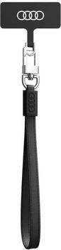 Uniwersalny sznurek Audi Crossbody Leather 28 cm 10 mm Black (6955250228367)