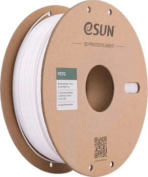 Filament do drukarki 3D eSUN PETG P1.75 mm 1 kg solid White (6922572264090)