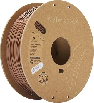 Filament Polymaker do druku 3D PolyTerra PLA 1 kg Earth Brown (6938936709077)