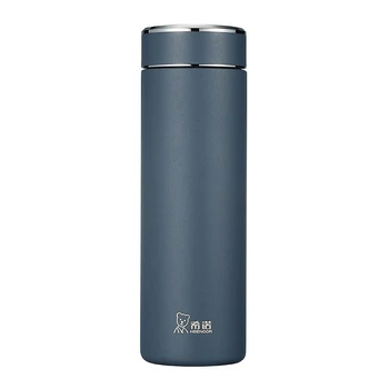 Термобутылка Heenoor с ситечком 480 мл Dark Gray (XN-9606K)
